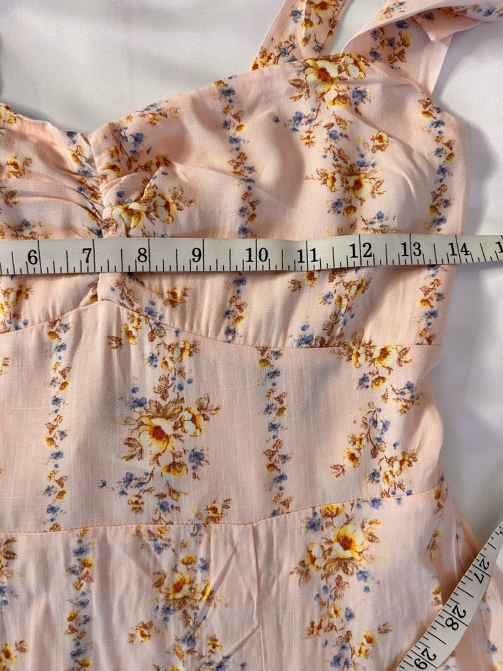 Forever 21 Pink Floral Maxi Dress Size Medium - Picture 10 of 12